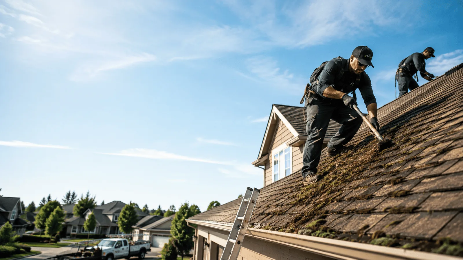 Roof Moss Removal in Herndon, KS near me